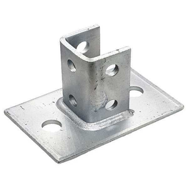 Strut Channel Fitting, Silver, 1/4