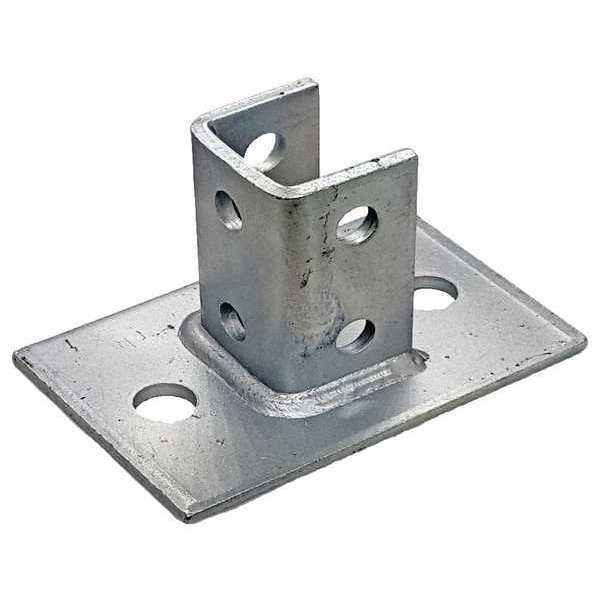 Strut Channel Fitting, Silver, 1/4