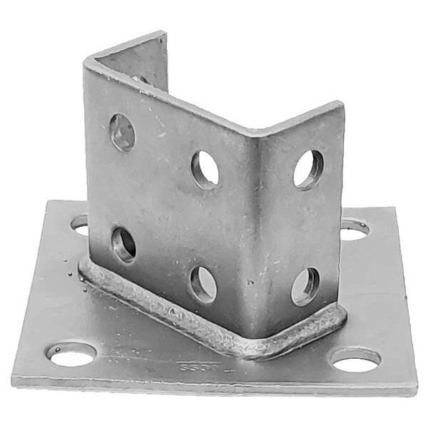 Strut Channel Fitting, Silver, 1/4