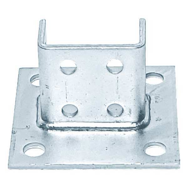 Strut Channel Fitting, Silver, 1/4