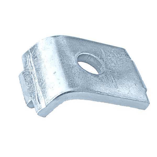 Strut Channel Fitting, Silver, 1/4