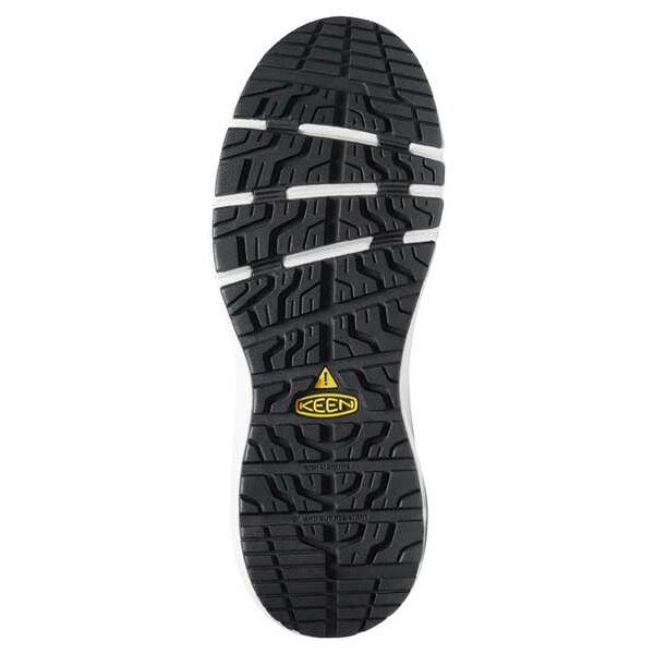 Size 8 Men's Athletic Work Shoe Carbon Fiber Safety Shoes, Vapor/Black