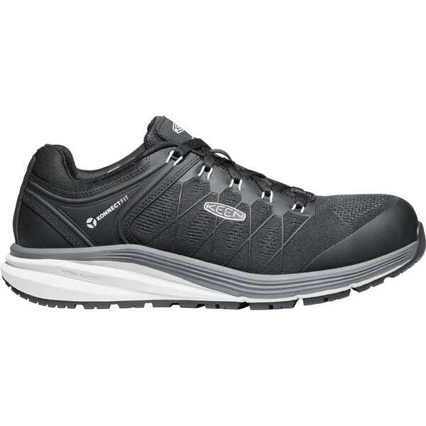 Size 8 Men's Athletic Work Shoe Carbon Fiber Safety Shoes, Vapor/Black