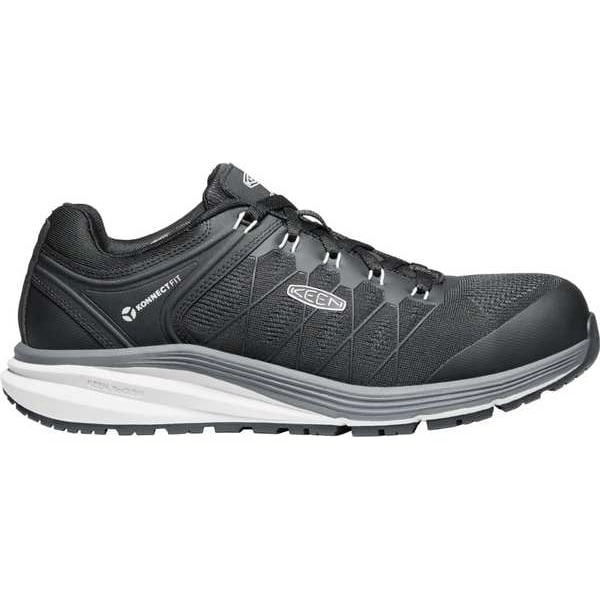 Size 10 1/2 Men's Athletic Shoe Carbon Fiber Safety Shoes, Vapor/Black