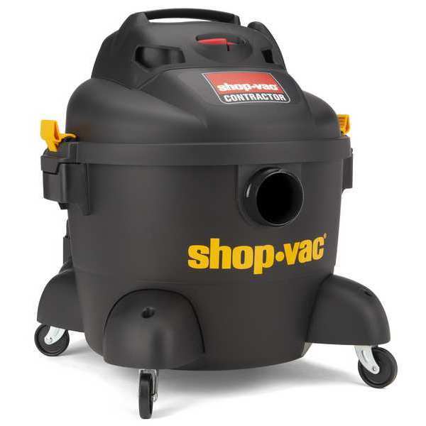 Shop Vacuum, 6 gal, Plastic, 145 cfm