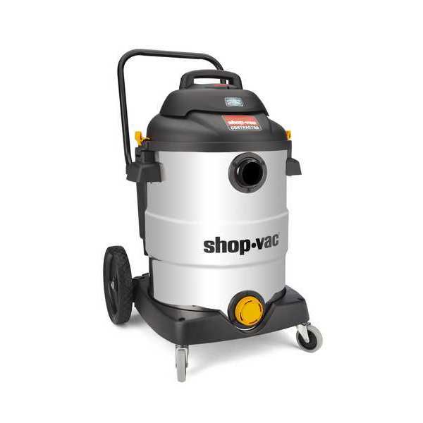 Shop Vacuum, 16 gal, Stainless, 110 cfm