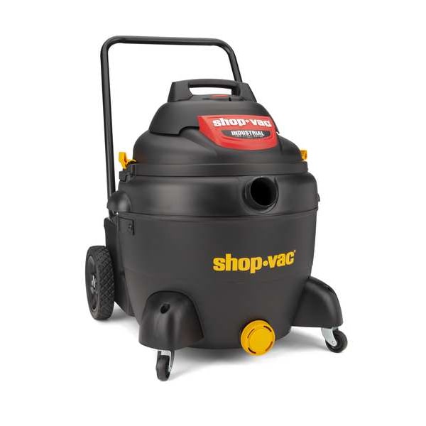 Shop Vacuum, 16 gal, Plastic, 80 cfm