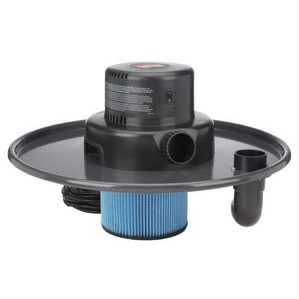 Drum-Top Vacuum Head, 120 V, 80 cfm, 35 ft