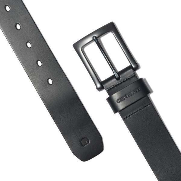 Box Buckle Belt, Black, 48