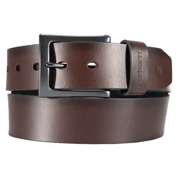 Box Buckle Belt, Brown, 54