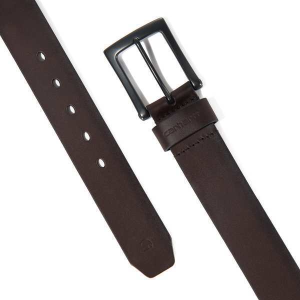 Box Buckle Belt, Brown, 48
