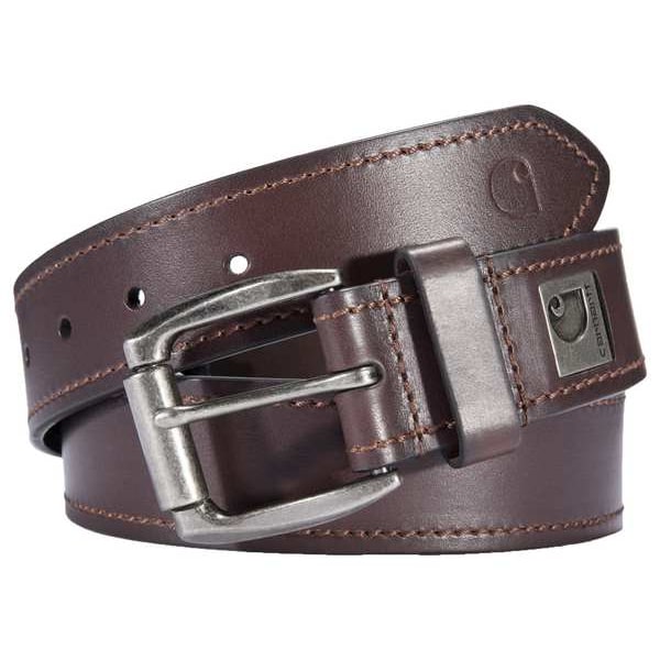 Roller Buckle Belt, Brown, 40