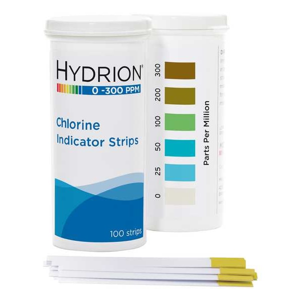 Test, 0-300 ppm Free Chlorine, PK600