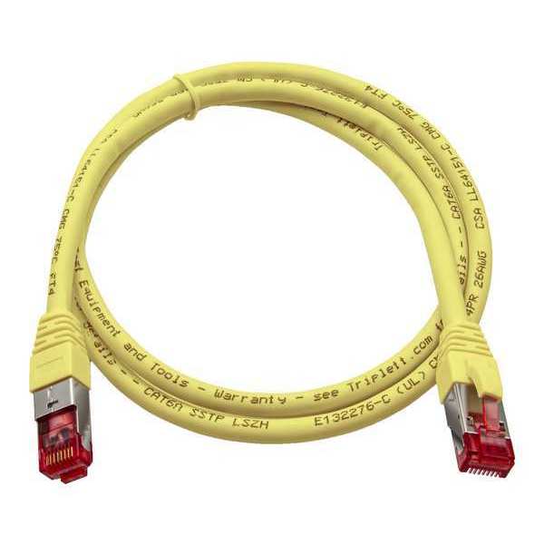 Patch Cable, CAT6A, 10GBPS, Yellow