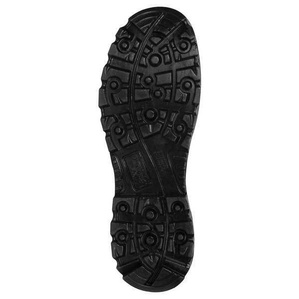 Size 11 1/2 Men's 6 in Work Boot Steel Six Inch Black Work Boot, Black