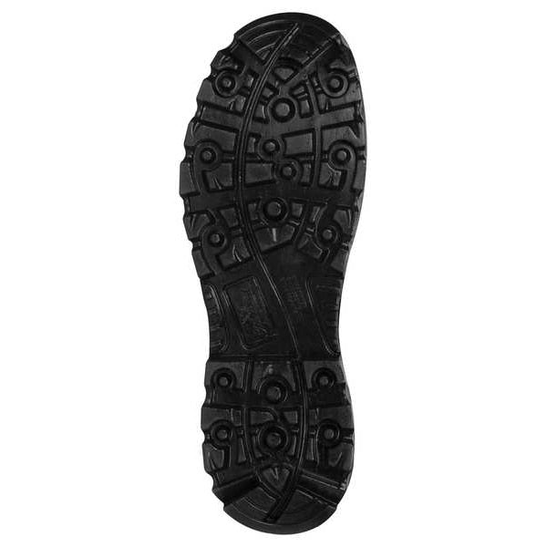 Size 12 Men's 6 in Work Boot Steel Six Inch Black Work Boot, Black
