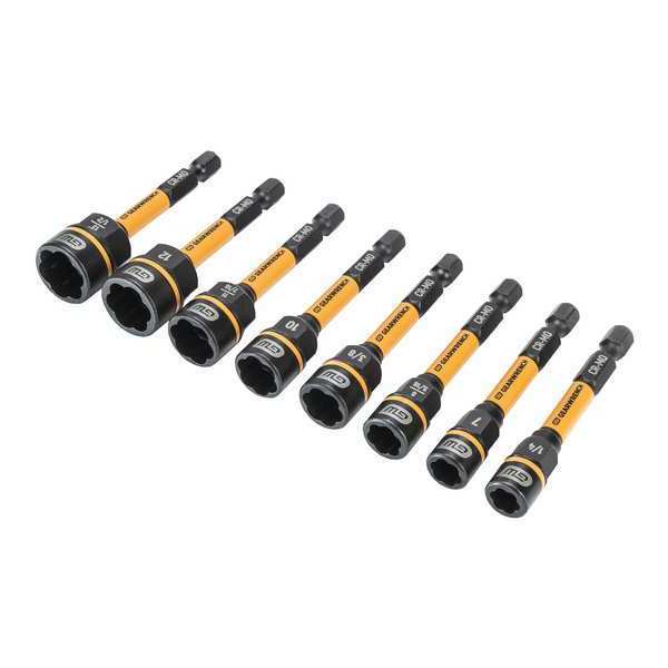 Impact Nut Extractor and Driver, 8pc set