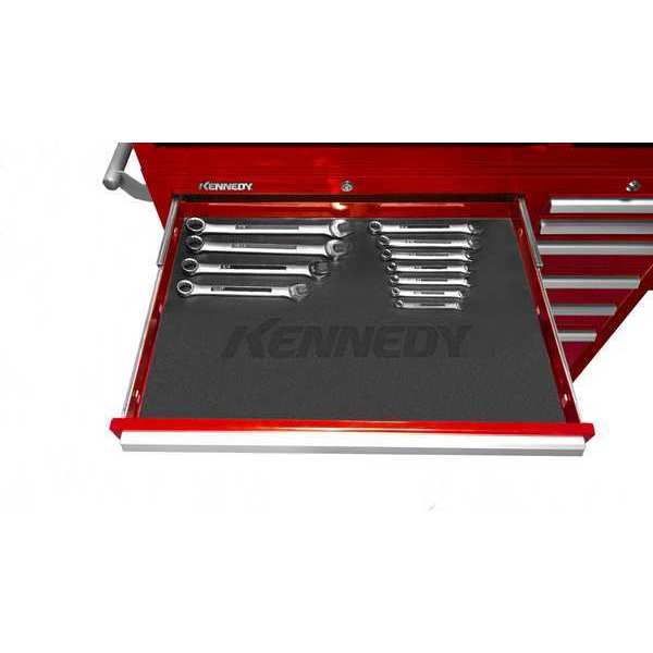 Drawer Liner, Black, 3 PCS, Polyester