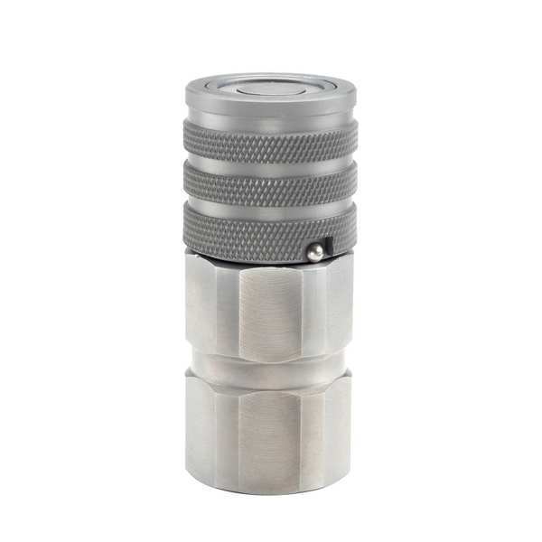 Hydraulic Quick Coupler, Steel Body, Ball Lock, 1/2