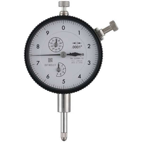 Dial Indicator, 0 in to 5 in, White