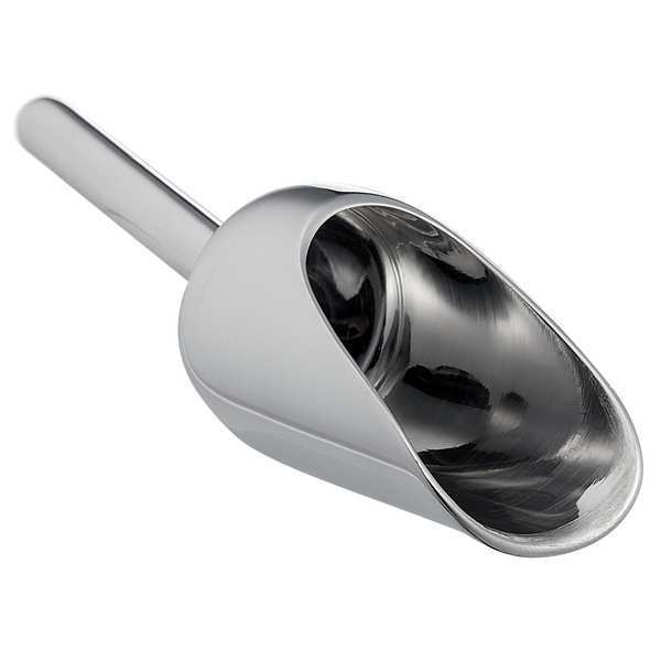 Scoop, 3 3/8 fl oz, 18 cm, Silver