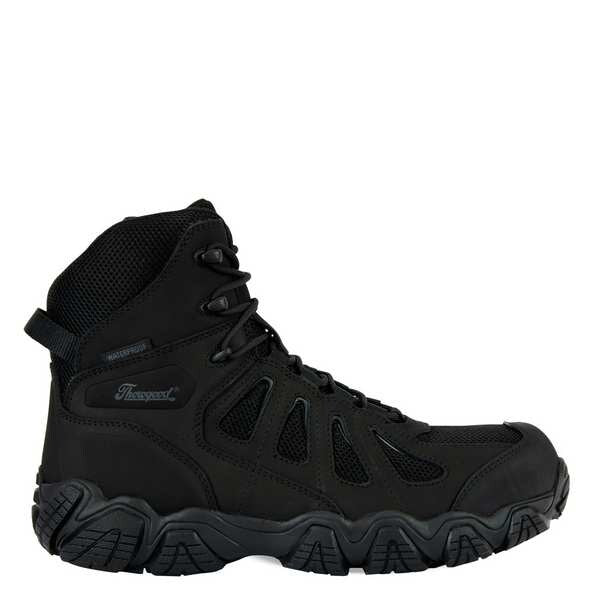 Size 7 1/2 Men's Hiker Boot Composite Hiker Boots, Black/Gray