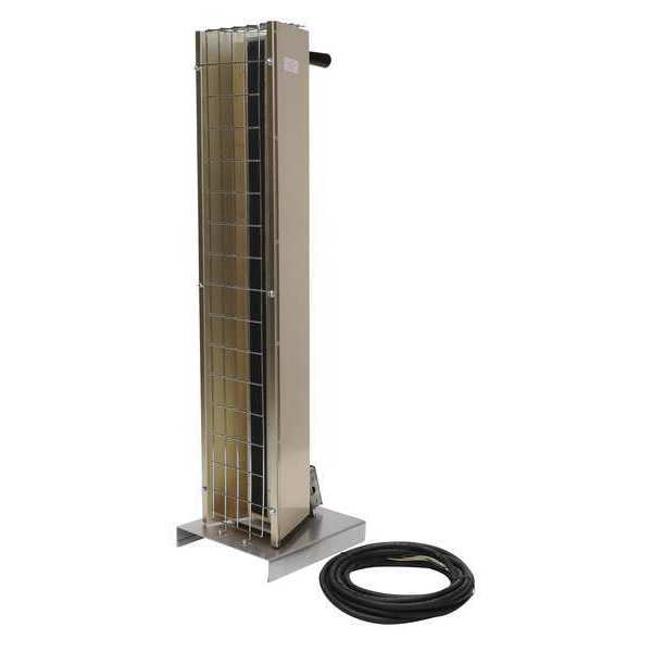 Portable Infrared Heater, 240V AC