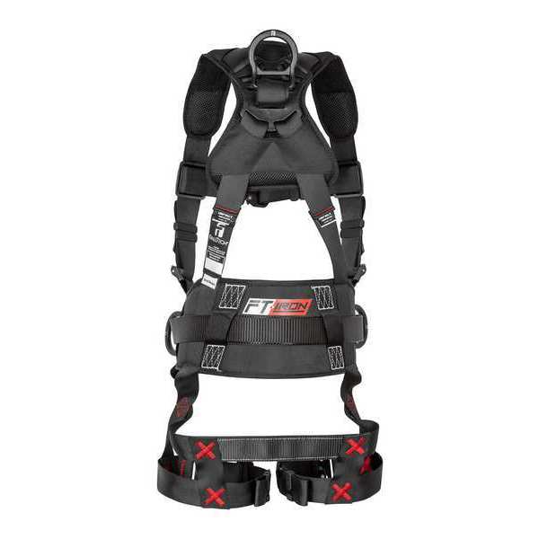 Harness, Vest Style, XS, Polyester, Black