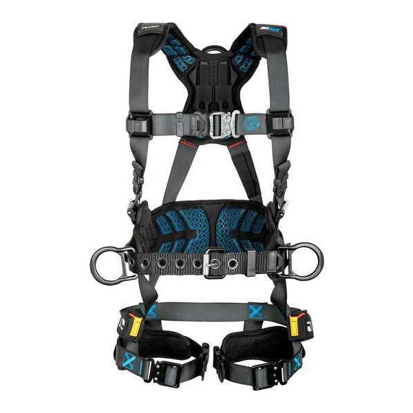 Harness, Vest Style, M, Polyester, Black