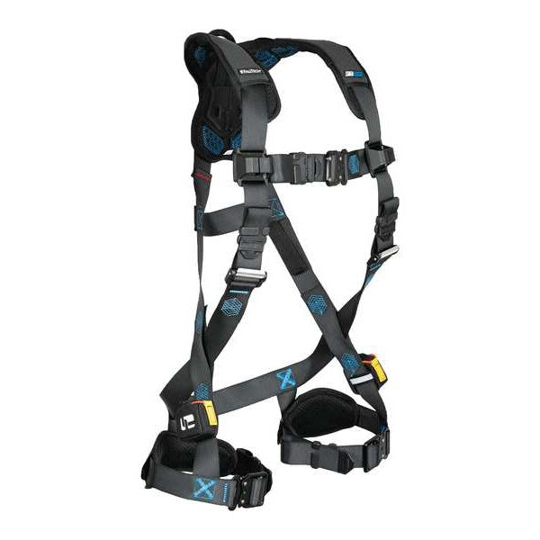 Harness, Vest Style, S, Polyester, Black