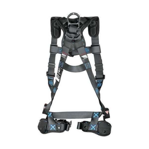 Harness, Vest Style, XS, Polyester, Black