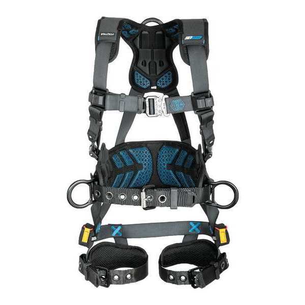 Harness, Vest Style, M, Polyester, Black