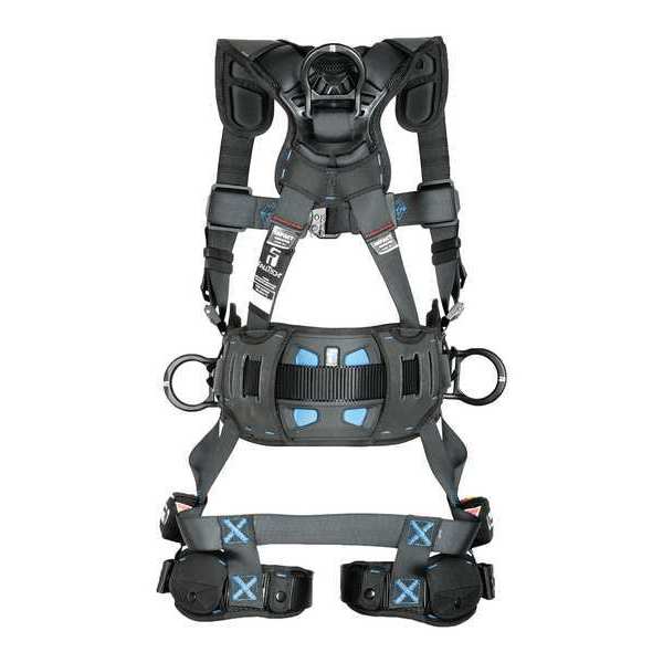 Harness, Vest Style, M, Polyester, Black