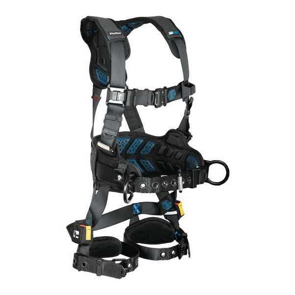 Harness, Vest Style, XS, Polyester, Black