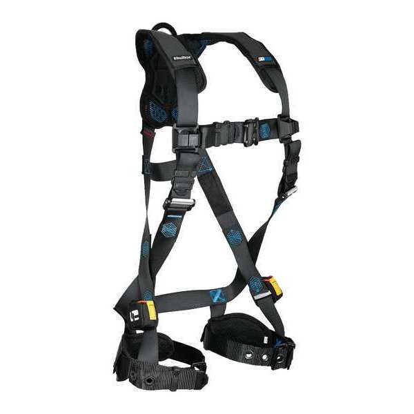 Harness, Vest Style, M, Polyester, Black