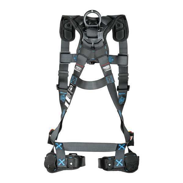 Harness, Vest Style, L, Polyester, Black