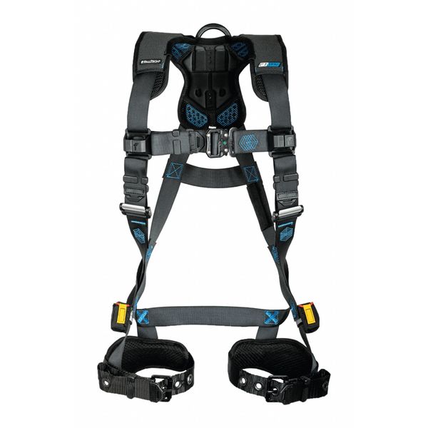Harness, Vest Style, XL, Polyester, Black