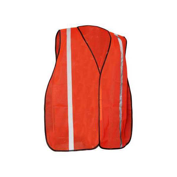 Back Stp Vest, Unrated Orange/Red, S/M