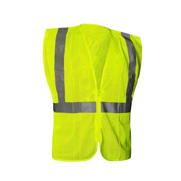 Class 2, Lime, Zipper, Mesh, Non-Contras