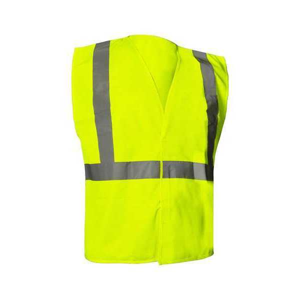 Class 2, Lime, Hook-and-Loop, Solid, Non
