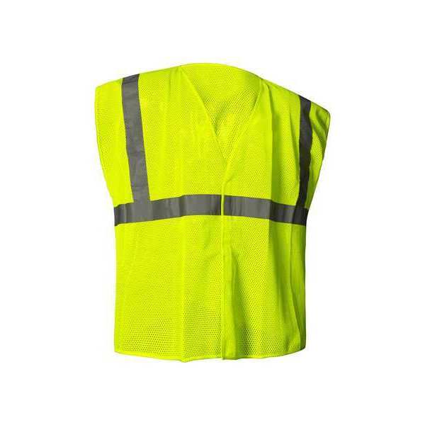 Class 2, Lime, Hook-and-Loop, Mesh, Non-