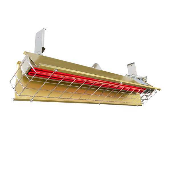 Infrared Overhead Electric Heater, Aluminum, 208 V