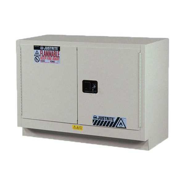 Cabinet, 23 gal, Flammable, Silver