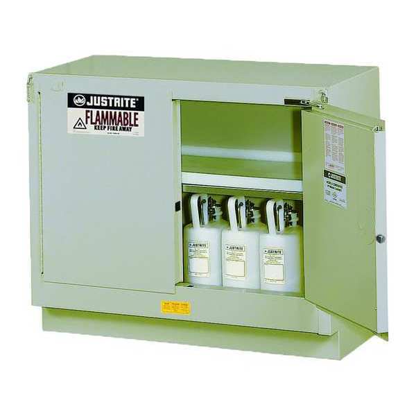 Cabinet, 31 gal, Flammable, Silver