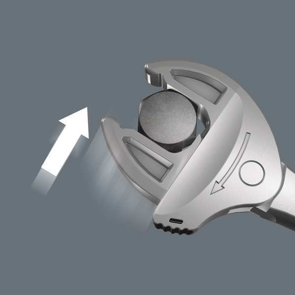 Adjustable Wrench, Steel, Ergonomic, XXL