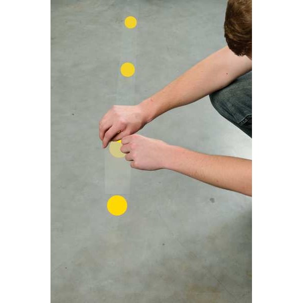 Floor Marking Tape, Black, PK80