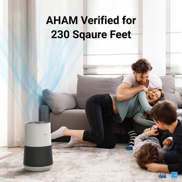 Air Purifier, 14 5/8 x 9 1/2 x 9 1/2in