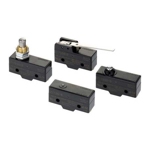 SNAP ACTION SWITCH, Panel Mount, Plunger Actuator, SPDT, 15 A @ 250 V AC Contact Rating