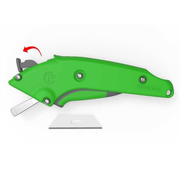 Auto-retractable Safety Knife, Retractable, Multipurpose, Aluminum