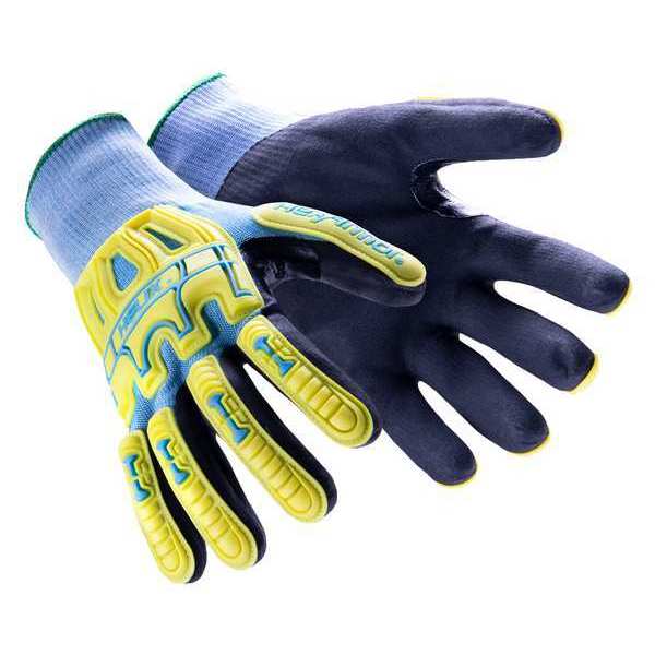Knit Gloves, HPPE, A5, 15 ga, M, Blue, PR